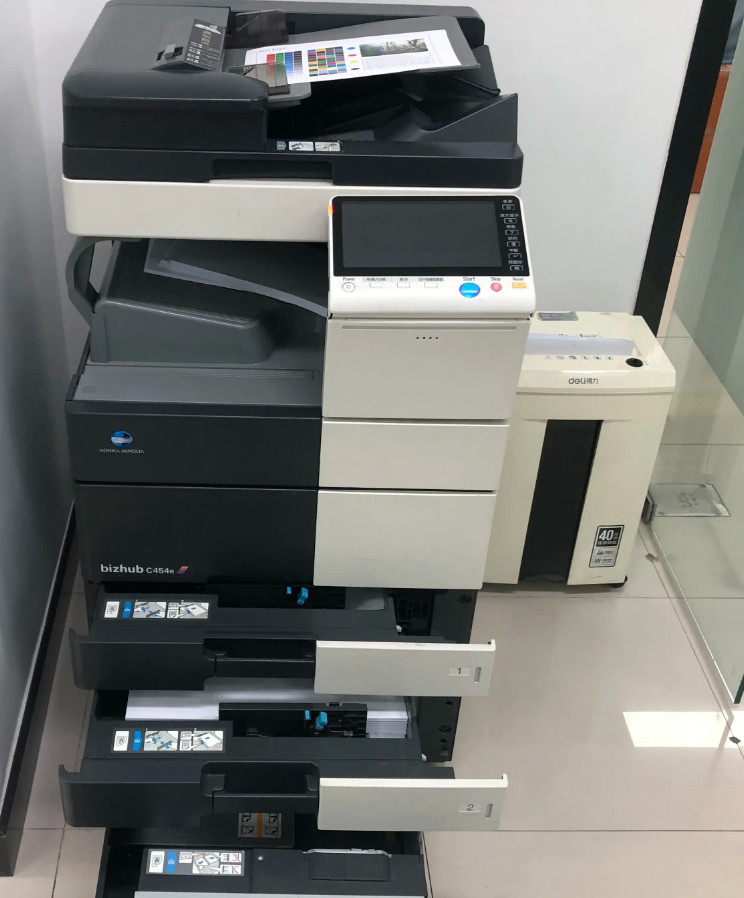 二手彩色黑白数码复合机带纸盒带输稿器自动双面A3打印全彩扫描